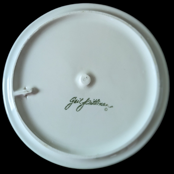 Gail Pittman pottery trivet Provence - Picture 2 of 4